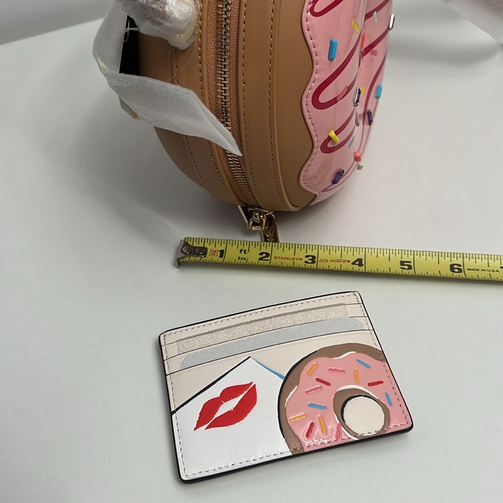 Kate Spade Donut Top Handle Crossbody Bag 7.24”H x 7.24”W x 4”D Smooth Leather - Picture 11 of 11